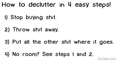 Decluttering guide